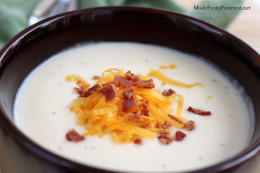 #Wisconsin #Cheddar #Cauliflower #Soup I make this practically once a month from fall through spring!