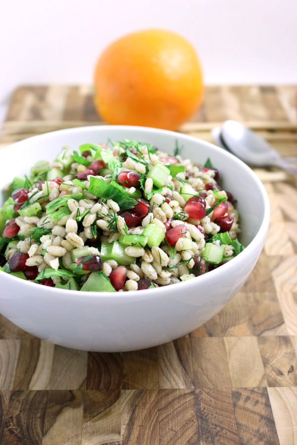Barley-Pomegranate-Salad