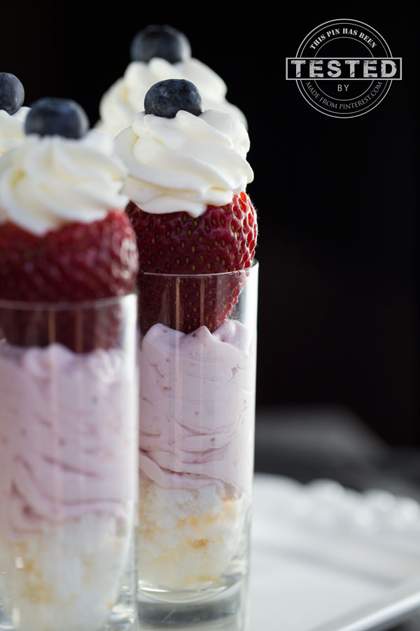 Strawberry Cheesecake Mousse Parfaits