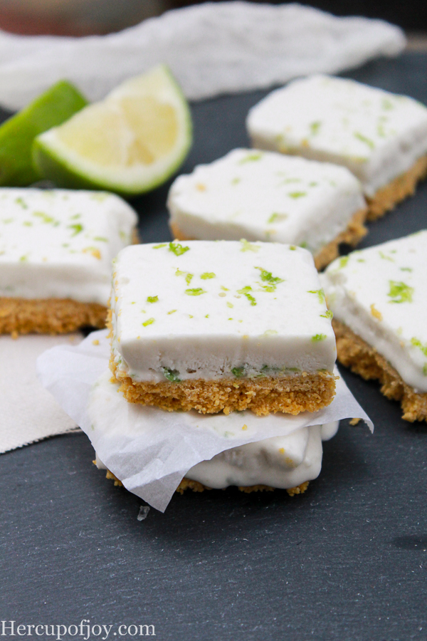 These low carb key lime bars are no bake! making them one of my favorite go-to desserts without the guilt!